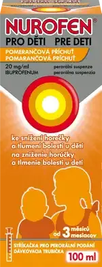 Nurofen pro děti 20 mg/ml, suspenze 100 ml (pomeranč)