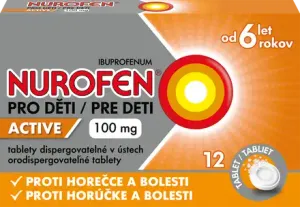 NUROFEN Pro děti Active 100 mg x 12 tablet